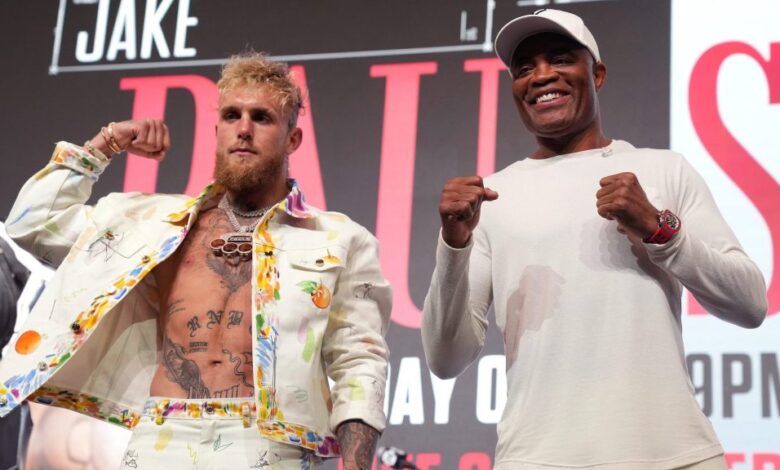 Jake Paul, Anderson Silva give weight to pay-per-view clash