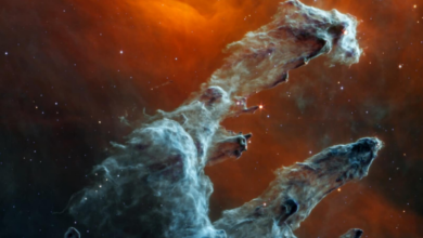 HUNT!  NASA's James Webb Telescope's Photo of the Pillars of Creation is simply amazing