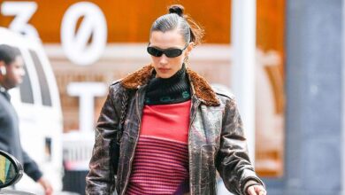 Bella Hadid fell in love with the spring belt trend in an unusual way