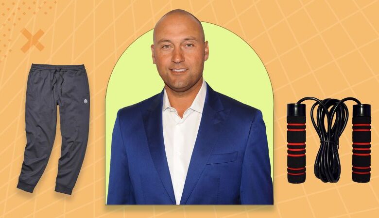 MLB legend Derek Jeter shares 8 fitness essentials for working out at home and on the go