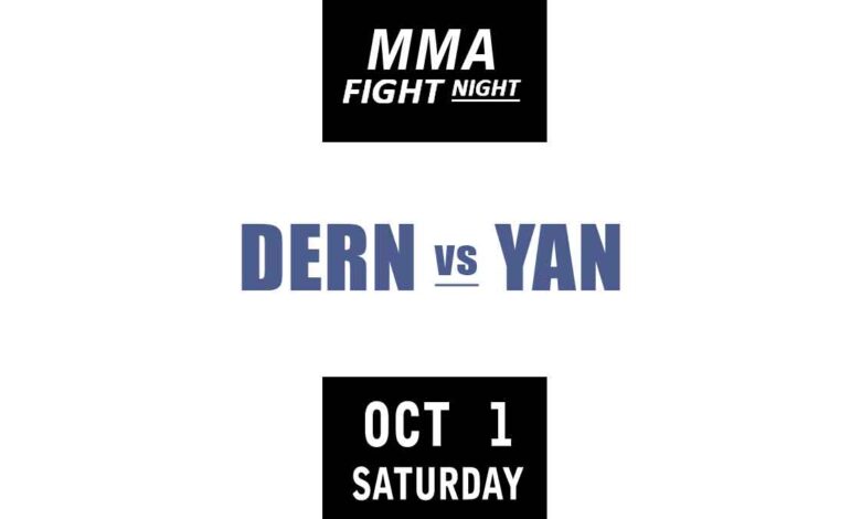 Mackenzie Dern vs Xiaonan Yan full fight video UFC VEGAS 61 poster by ATBF