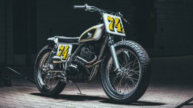 Here's a keeper: Honda XL500 flat tracker by Hombrese