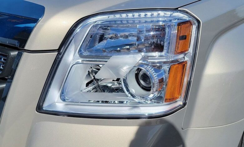 GMC Terrain headlight recall fix is ​​a sticker