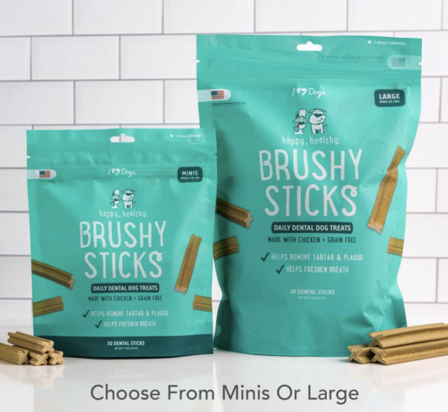 iHeartDogs brushy sticks