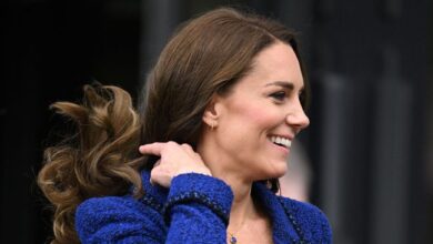 Princess Kate wore a 90s Chanel jacket and Puddle pants