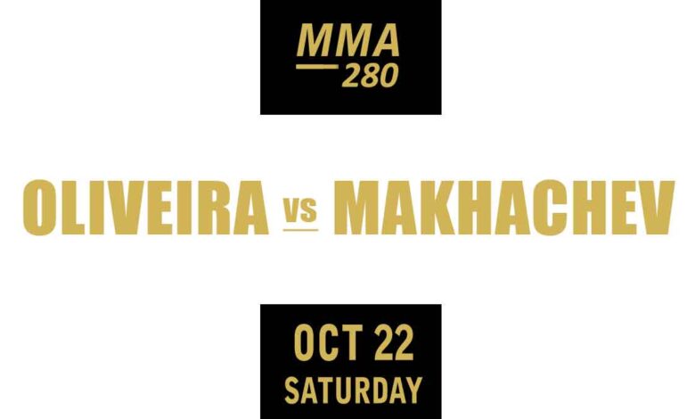 Charles Oliveira vs Islam Makhachev full fight video UFC 280 poster by ATBF