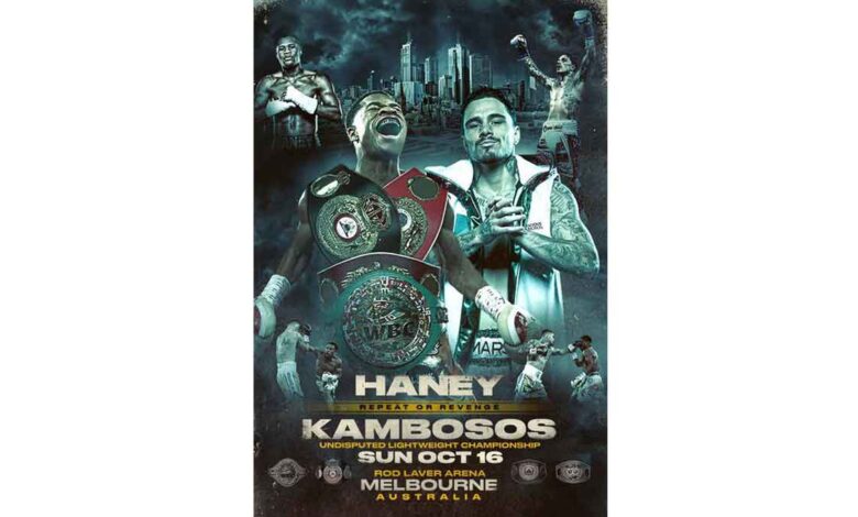 Poster of Haney vs Kambosos 2 2022-10-16