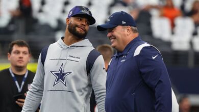 Dak Prescott watches Dallas Cowboys game against Los Angeles Rams in Week 5 for possible return, sources say