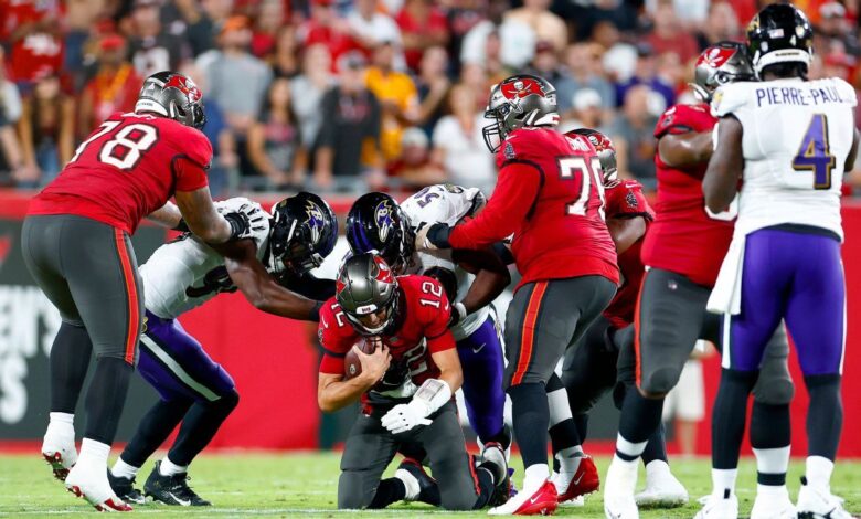 Lamar Jackson, Ravens turn the tide in the second half as they win over Bucs