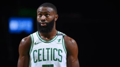 Celtics 'Jaylen Brown, Rams' Aaron Donald leaves Donda Sports