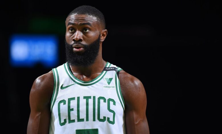 Celtics 'Jaylen Brown, Rams' Aaron Donald leaves Donda Sports