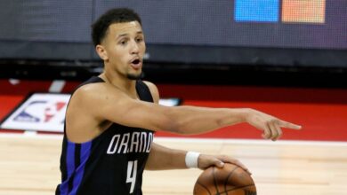 Magic's Jalen Suggs avoids serious knee injury after collision