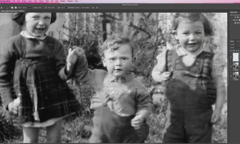 Using AI to restore old photos actually works