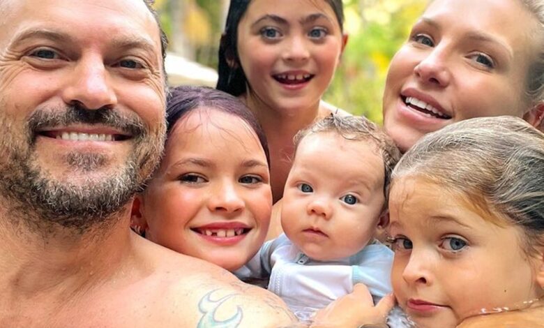 Brian Austin Green Shares Cute Pictures Of His Babies And Sharna Burgess
