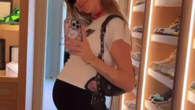 See Behati Prinsloo's Large Maternity Shoe & Wardrobe Collection