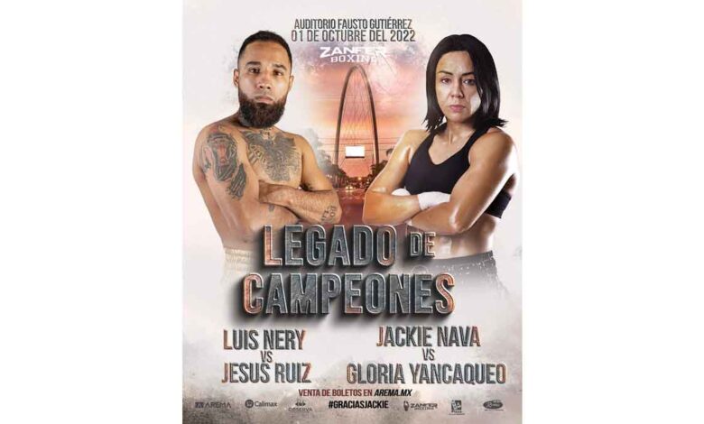 Luis Nery vs David Carmona full fight video poster 2022-10-01