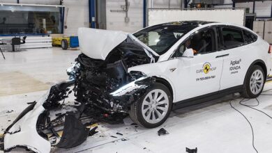 Why does Tesla modify cars just before crash testing in the lab?