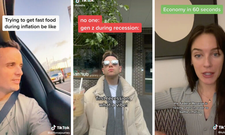 Gen Z on TikTok shows how they feel about inflation.  That's not what economists say: NPR