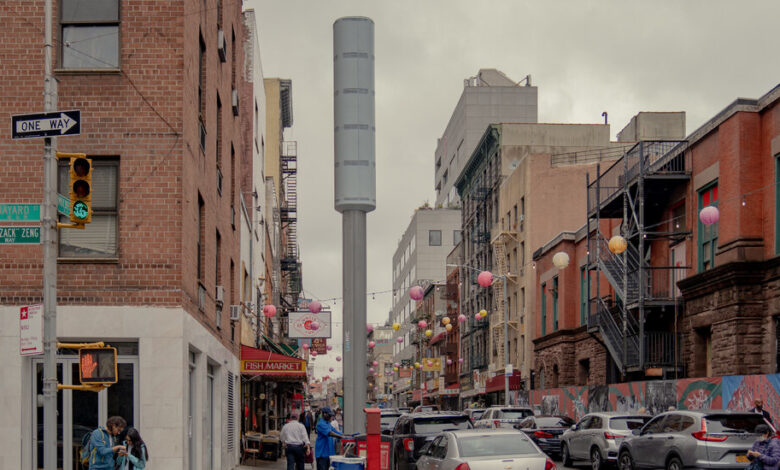 What Are The Mysterious New Towers Looming On The Sidewalks Of New York?