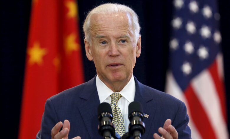 Biden says won't conflict with China, as first summit ends in Asia