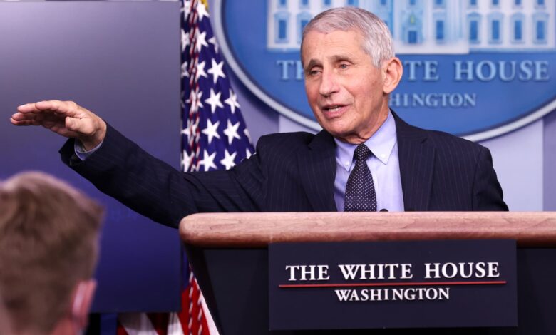 Anthony Fauci will give his last press conference at the White House