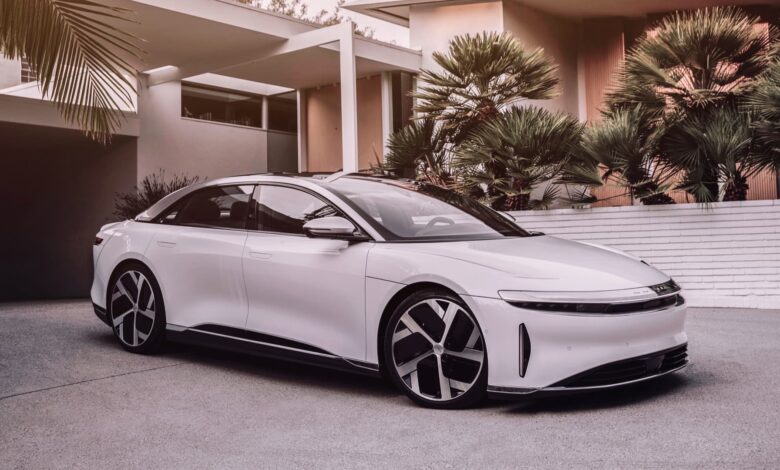 Lucid unveils lower-cost electric luxury sedan Air