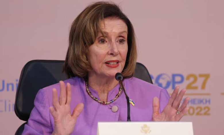 Pelosi says Republican 'red wave' has turned into a 'small, very small stream of water'