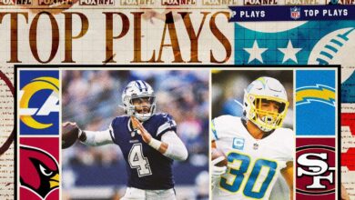NFL Week 10 Top Plays: 49ers Edge Chargers;  Top Packers Cowboys