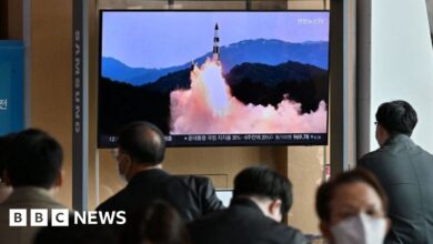 North Korea fires missiles south of maritime border