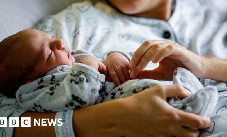 Watch: Babies born when world population reaches 8 billion