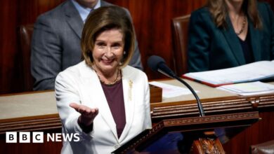 Nancy Pelosi resigns as leader of the US House of Representatives Democrats