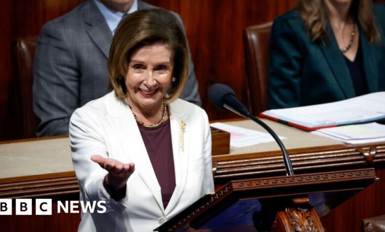 Nancy Pelosi resigns as leader of the US House of Representatives Democrats
