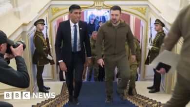 Ukraine War: Rishi Sunak visits President Zelensky in Kiev