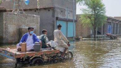 WHO warns of increasing public health risk in flood-affected Pakistan.
