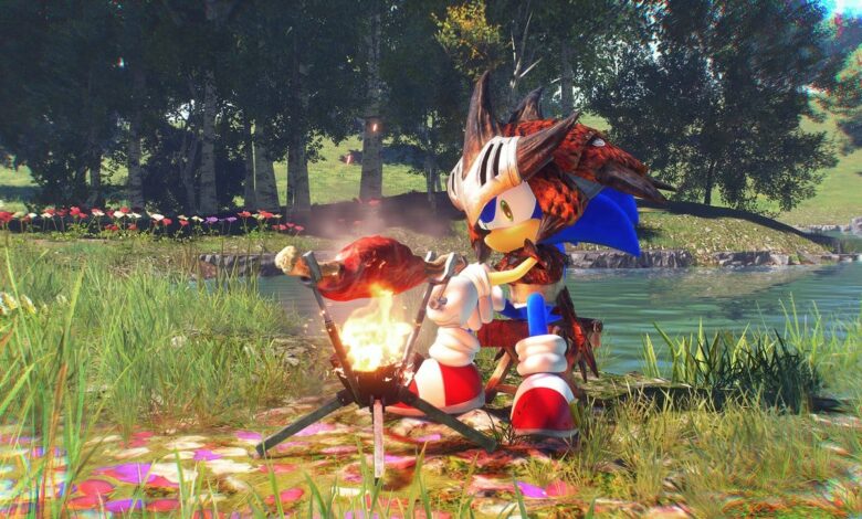 The free Monster Hunter DLC for Sonic Frontiers is now on Switch