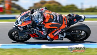 Josh Waters tops opening day of ASBK practice at Phillip Island