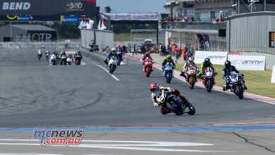 Harrison Voight dominates opening Supersport race at The Bend
