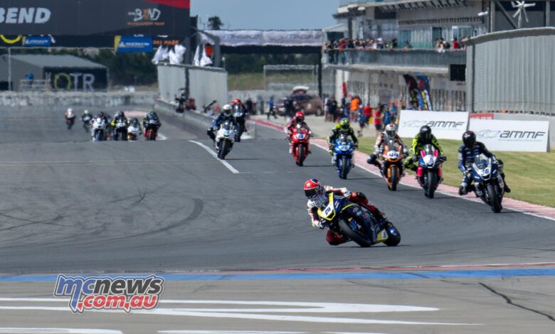 Harrison Voight dominates opening Supersport race at The Bend