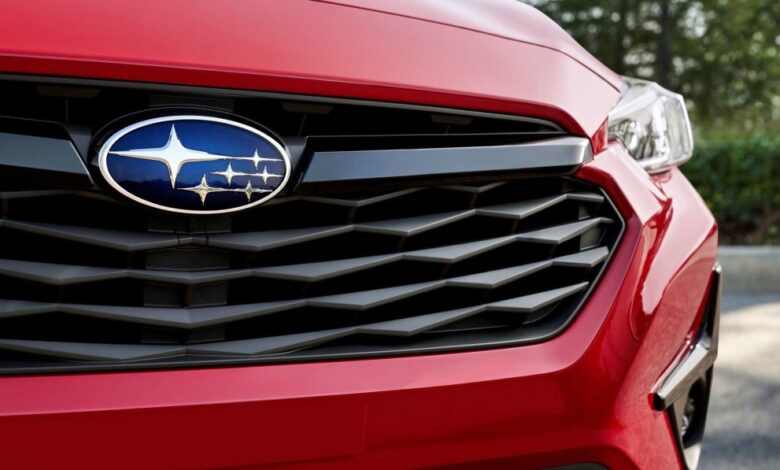 Subaru Impreza 2024 teases new grille