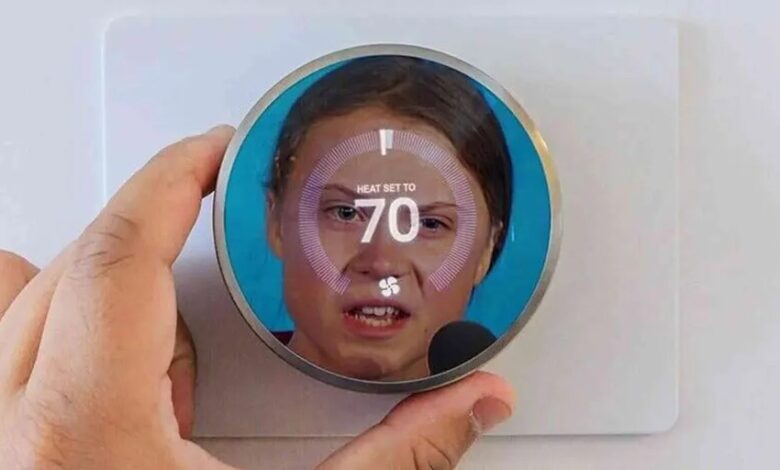 New Greta Thunberg Thermostat Scows At You When You Turn The Heat Up - Dizzy Because Of It?