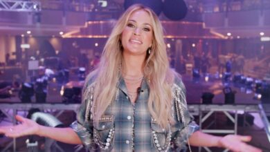 Carrie Underwood recalls surfer crowd at blue day concert, says new song 'Hate My Heart' (Exclusive)