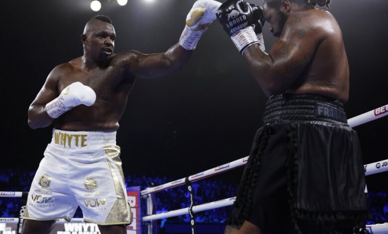 Dillian Whyte Overcome A Determined Jermain Franklin