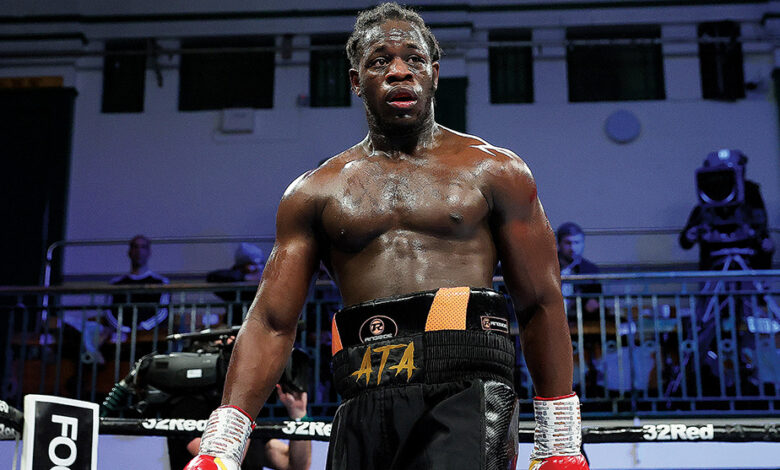 Potential: Aloys Junior was offered a five-year contract with Frank Warren despite losing his professional debut