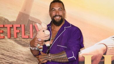 Jason Momoa on Wild Pigs He Adopted in Hawaii and Fun on the Set of 'Slumberland' (Exclusive)