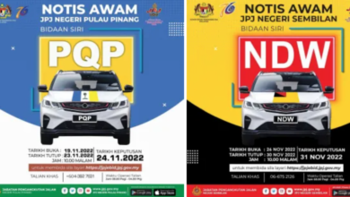 JPJ eBid: PQP and NDW number plates to be tendered