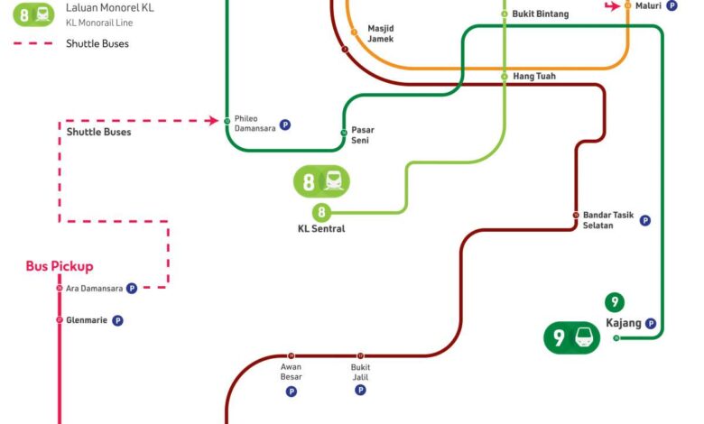 LRT closed - alternative public transport options for KL Standard Chartered Marathon (SCKLM) 2022