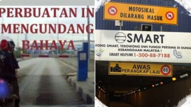 Smart tunnel reminds you not to let motorbikes in, no insurance if an accident occurs