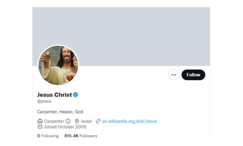 Verified Twitter account claiming to be Jesus Christ sparks controversy over Musk's paid plan