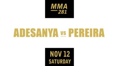 Israel Adesanya vs Alex Pereira full fight video UFC 281 poster by ATBF