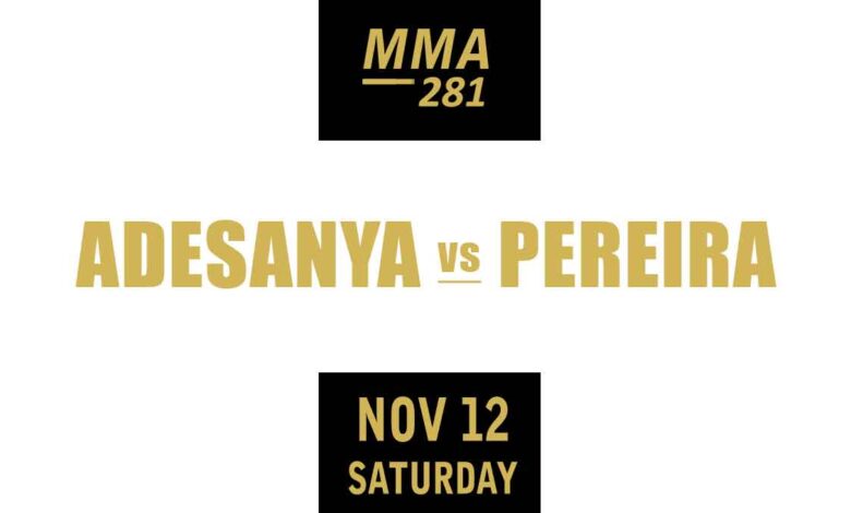 Israel Adesanya vs Alex Pereira full fight video UFC 281 poster by ATBF